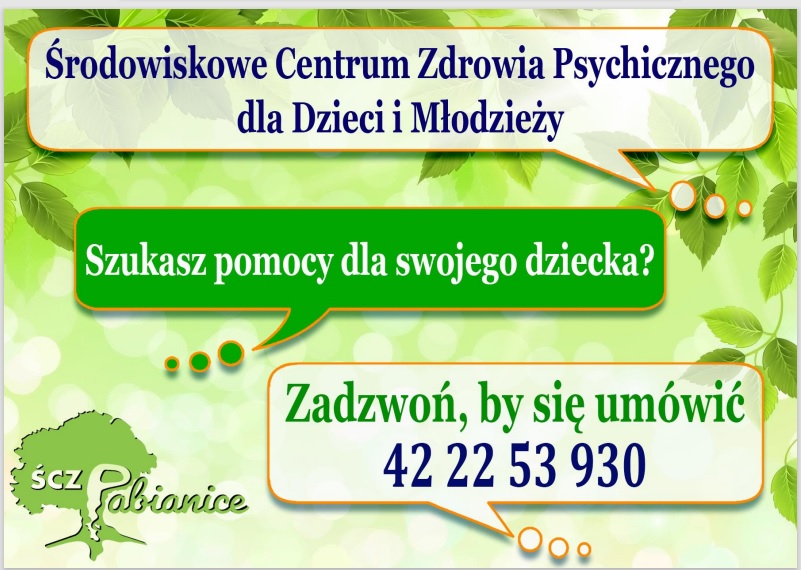 Plakat - Środowiskowe Centrum Zdrowia Psychicznego